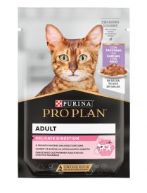 Pro Plan Delicate Adult Cat With Turkey In Gravy